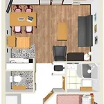 Apartment Joli 'les Airelles Du Lac' T2, Rez De Jardin, Parking *