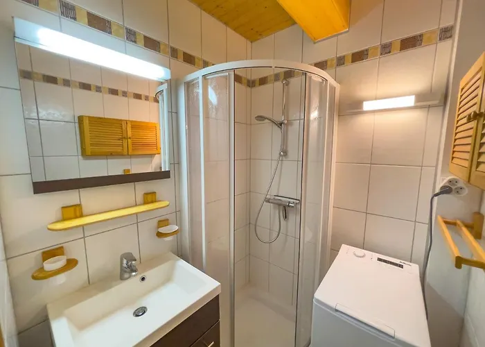 Joli 'les Airelles Du Lac' T2, Rez De Jardin, Parking Apartament